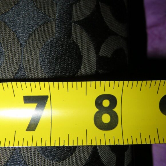 Coach Black 41992 Canvas & Leather Trimmed Crossbody bag - Picture 6 of 7